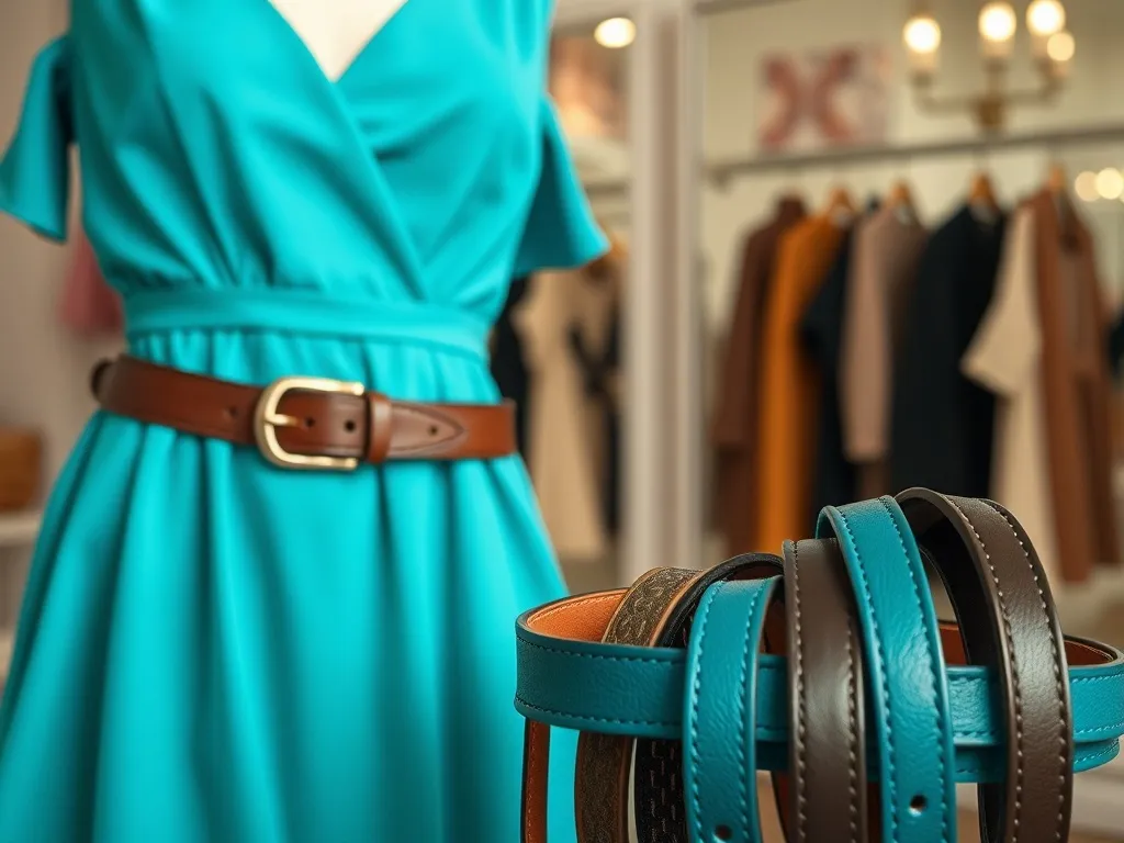 Jaki pasek do turkusowej sukienki wybrać? Sprawdź nasze propozycje!