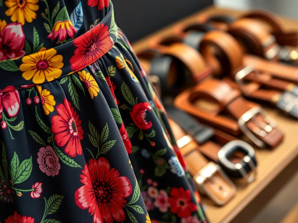 Jaki pasek do sukienki w kwiaty? Oto najlepsze porady!