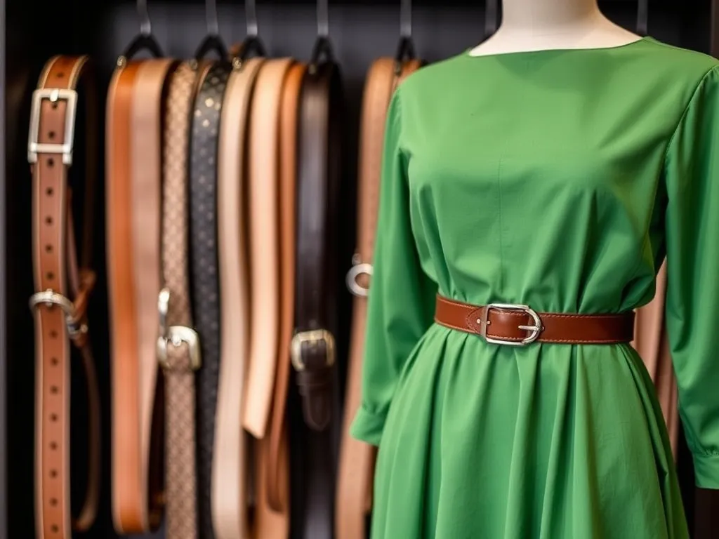 Jaki pasek do zielonej sukienki? Oto najlepsze propozycje!