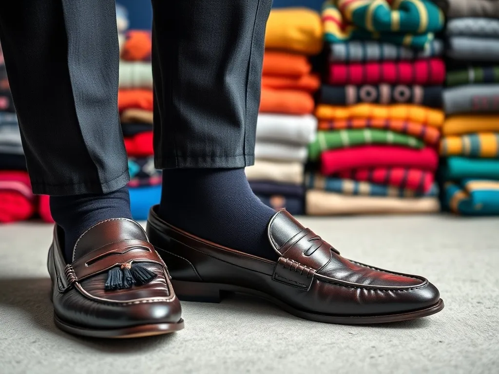 Jakie skarpetki do loafersów? Oto modowe wskazówki!